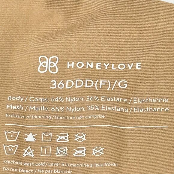 HoneyLove Silhouette Lift Wear Bra LWBR0304 Wireless Bonded Convertible Strap - Picture 9 of 11